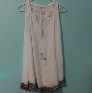 White dress with patter